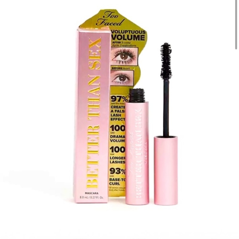 NIB Too Faced Better Than Sex Volumizing Mascara Black Full Size